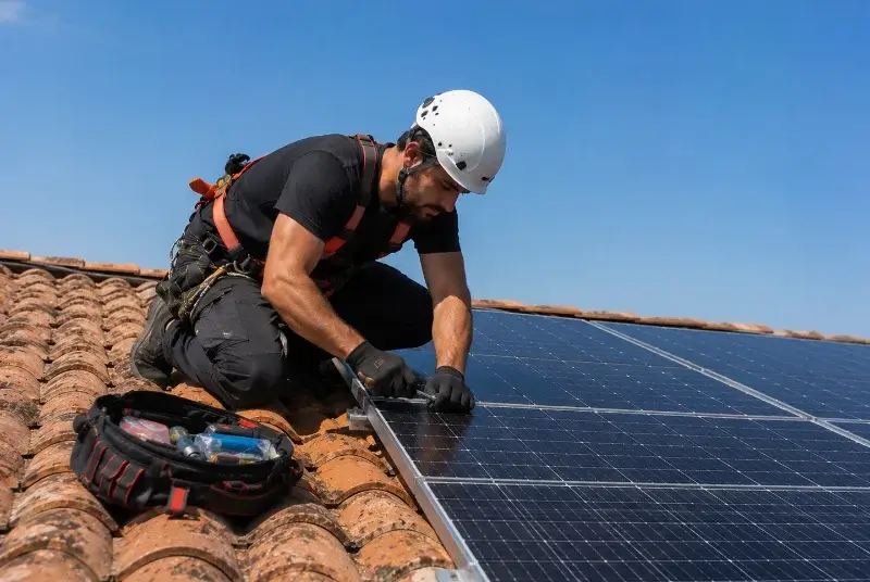 Maintenance et monitoring de panneaux solaires à Tabanac